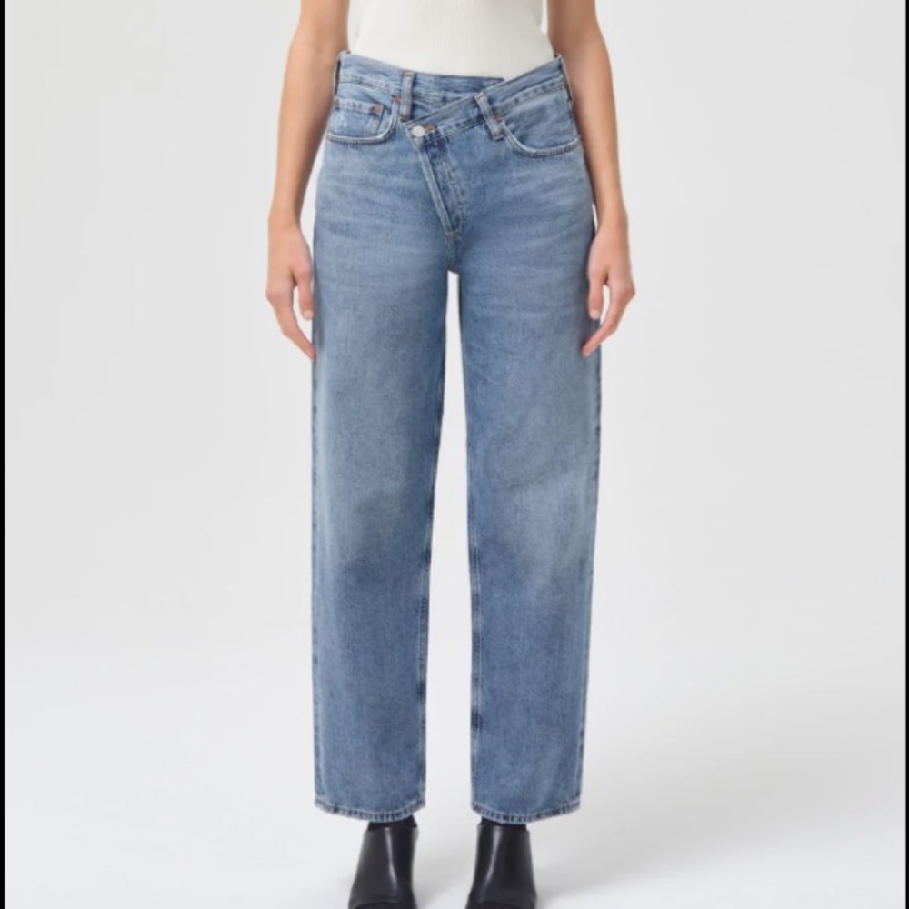 Agolde Criss Cross Upsized Jean (Eternal) Size 27